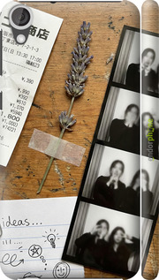 3D пластиковий матовий чехол Aesthetic Scrapbook Collage для HTC Desire 820 - 6773m-133 изображение 