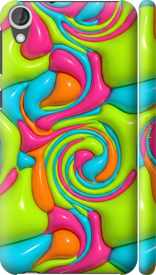 3D пластиковий глянцевий чехол Y2K Jelly Dream для HTC Desire 820 - 6780c-133 изображение 