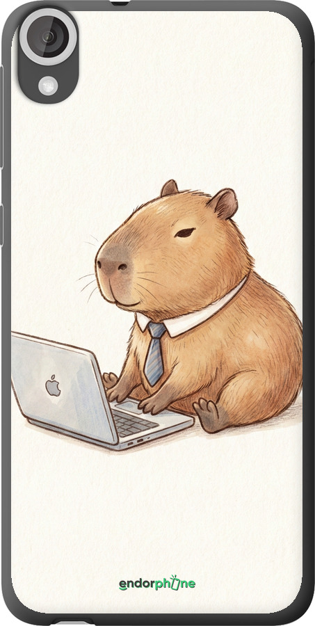 Силиконовый чехол Funny Capybara CEO Working для HTC Desire 820 - 6777u-133 изображение 