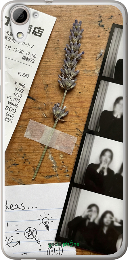 Силиконовый чехол Aesthetic Scrapbook Collage для HTC Desire 826 dual sim - 6773u-312 изображение 