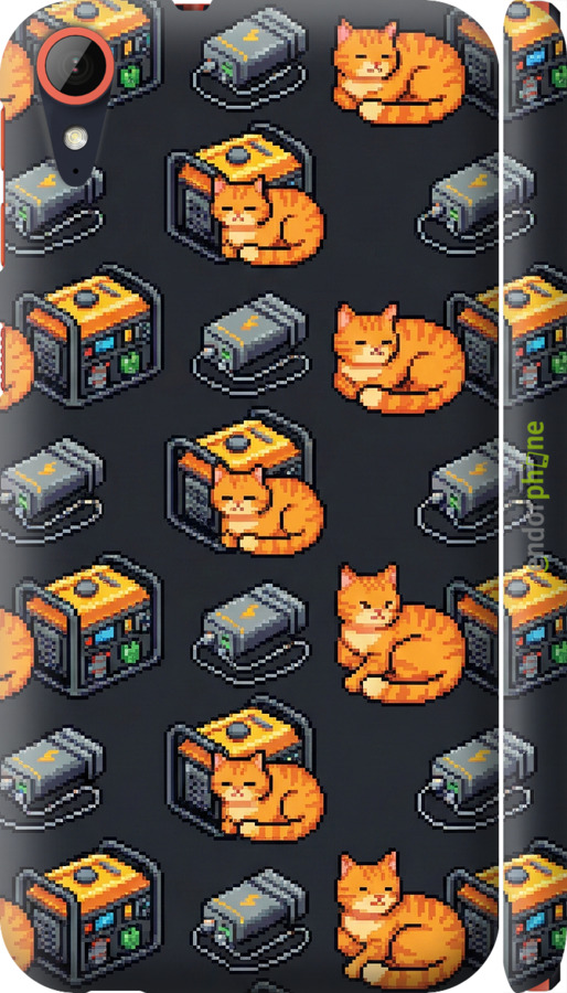 3D пластиковий матовий чехол Autonomous Zone для HTC Desire 830 - 6771m-785 изображение 