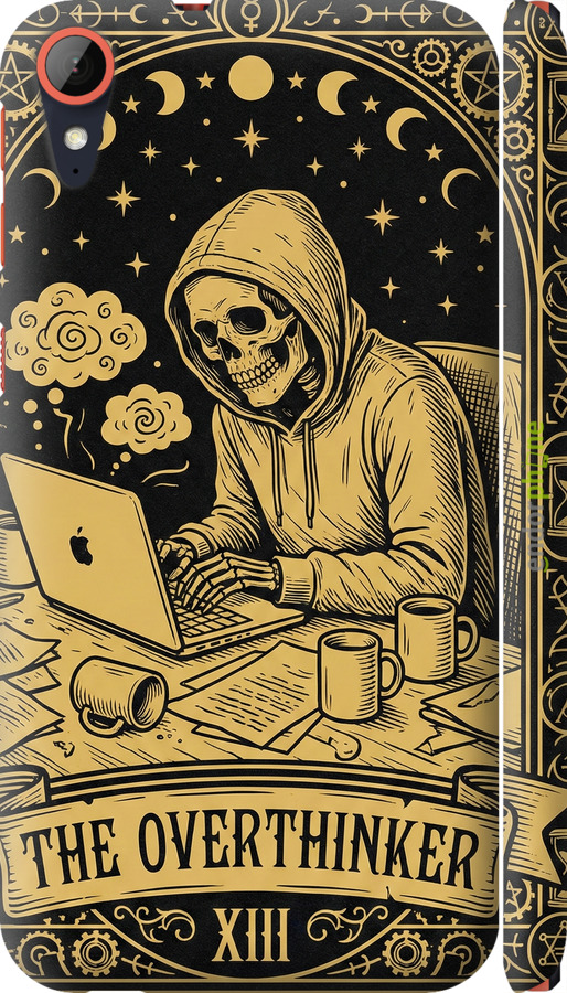 3D пластиковий матовий чехол The Overthinker для HTC Desire 830 - 6774m-785 изображение 