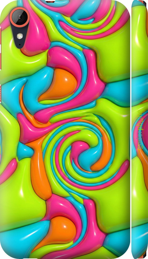 3D пластиковий матовий чехол Y2K Jelly Dream для HTC Desire 830 - 6780m-785 изображение 