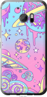 Силіконовий чехол Рожева галактика для HTC 10 - 4146u-464 изображение 