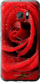 Силіконовий чехол Червона троянда для HTC 10 - 529u-464 изображение 