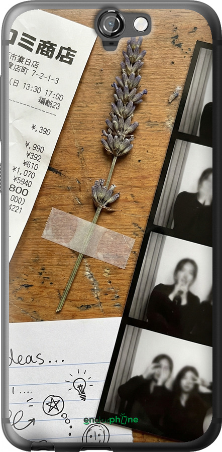 Силиконовый чехол Aesthetic Scrapbook Collage для HTC One A9 - 6773u-156 изображение 