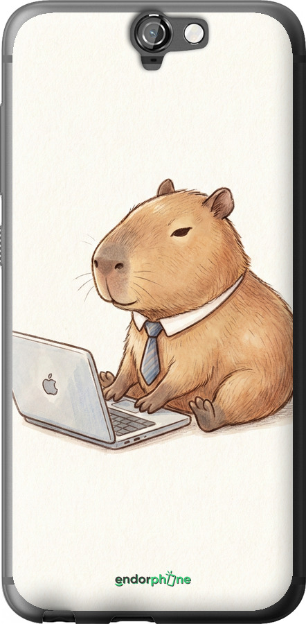 Силіконовий чехол Funny Capybara CEO Working для HTC One A9 - 6777u-156 изображение 