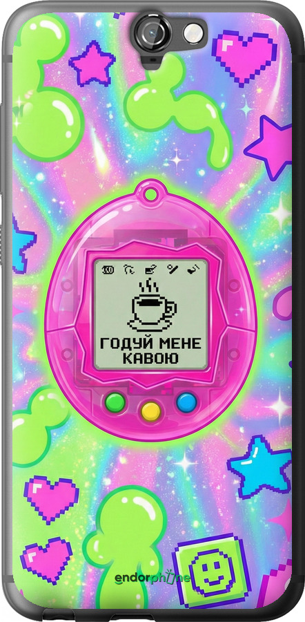 Силіконовий чехол Y2K Aesthetic Retro Pet: Годуй мене кавою для HTC One A9 - 6784u-156 изображение 