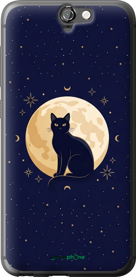 Силиконовый чехол Cute Cat Celestial/Witchy для HTC One A9 - 6787u-156 изображение 