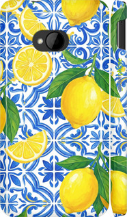 3D пластиковий глянцевий чехол Grocery Girl Italian Summer для HTC One M7 - 6766c-36 изображение 