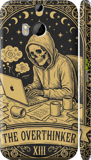 3D пластиковый глянцевый чехол 'The Overthinker' для HTC One M8 dual sim изображение 1