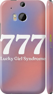 3D пластиковый глянцевый чехол 'Aesthetic Aura Gradient 777 Lucky Energy' для HTC One M8 изображение 7