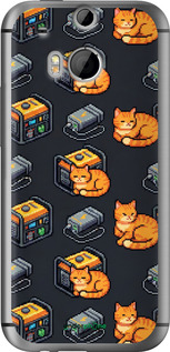 Силиконовый чехол 'Autonomous Zone' для HTC One M8 dual sim изображение 2