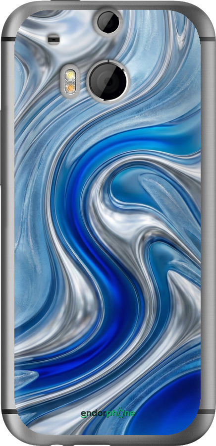 Силиконовый чехол Liquid Chrome для HTC One M8 - 6781u-30 изображение 