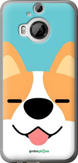 Силиконовый чехол Корги для HTC One M9 Plus - 6280u-134 изображение 