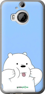 Силиконовый чехол Милый мишка для HTC One M9 Plus - 6357u-134 изображение 
