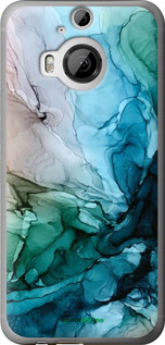 Силиконовый чехол С красочной абстрактной картиной Соленые берега для HTC One M9 Plus - 6405u-134 изображение 
