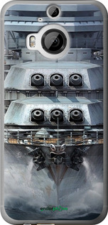 Силіконовий чехол Лінкор, world of tanks, wargaming, військовий корабель для HTC One M9 Plus - 6453u-134 изображение 