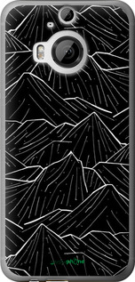 Силіконовий чехол Із зображенням Темних гір для HTC One M9 Plus - 6489u-134 изображение 