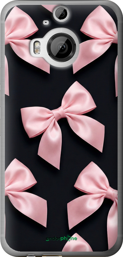 Силіконовий чехол Coquette Ribbons Dark Coquette для HTC One M9 Plus - 6767u-134 изображение 