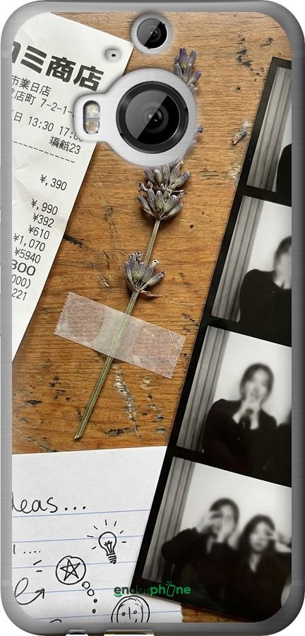 Силиконовый чехол Aesthetic Scrapbook Collage для HTC One M9 Plus - 6773u-134 изображение 