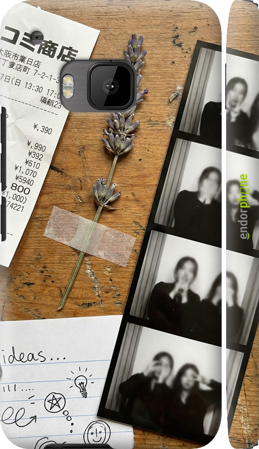 3D пластиковый глянцевый чехол Aesthetic Scrapbook Collage для HTC One M9 - 6773c-129 изображение 