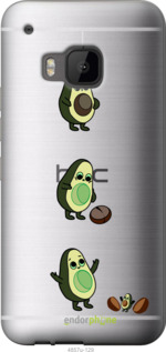 Силіконовий чехол Авокадо 1 для HTC One M9 - 4857u-129 изображение 