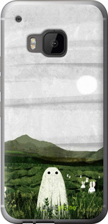 Силиконовый чехол Привидение для HTC One M9 - 6492u-129 изображение 