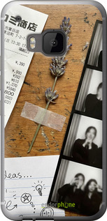 Силиконовый чехол Aesthetic Scrapbook Collage для HTC One M9 - 6773u-129 изображение 