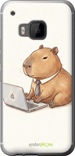 Силіконовий чехол Funny Capybara CEO Working для HTC One M9 - 6777u-129 изображение 