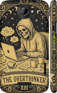 3D пластиковий глянцевий чохол 'The Overthinker' для HTC One X зображення 1