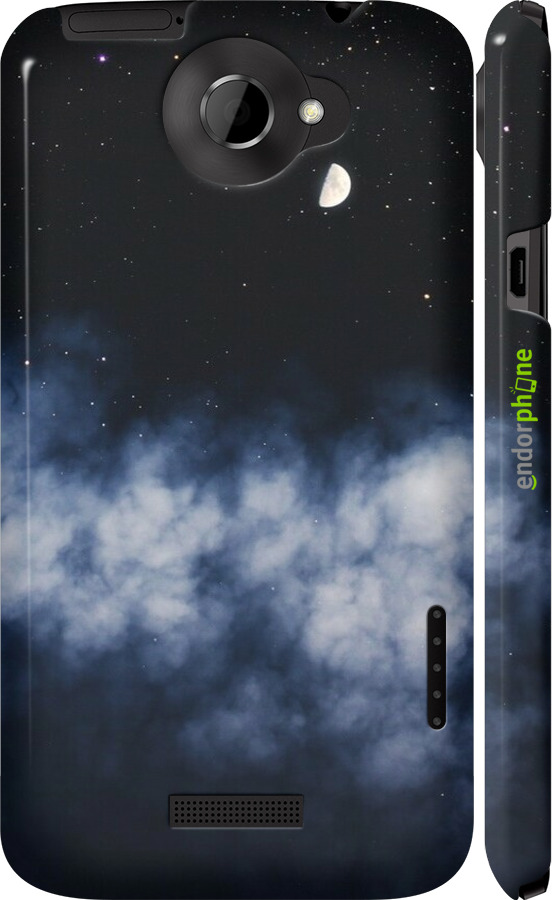 3D пластиковый глянцевый чехол Ночное небо для HTC One X+ - 6450c-69 изображение 