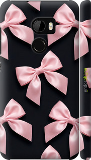 3D пластиковый матовый чехол Coquette Ribbons Dark Coquette для HTC One X10 - 6767m-995 изображение 