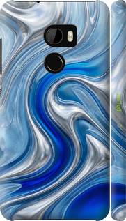 3D пластиковый матовый чехол Liquid Chrome для HTC One X10 - 6781m-995 изображение 