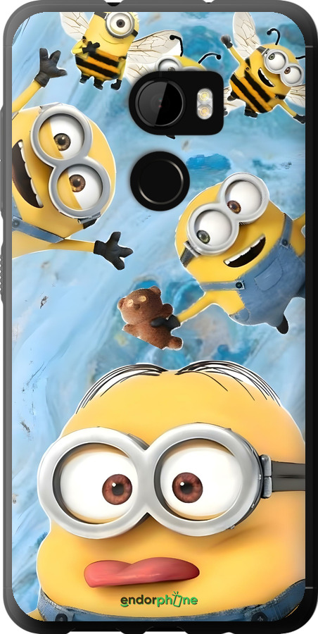 Силіконовий чехол Миньоны для HTC One X10 - 6386u-995 изображение 