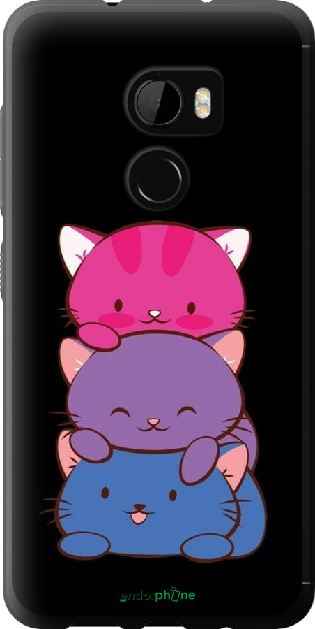 Силіконовий чехол Милі котятка для HTC One X10 - 6518u-995 изображение 