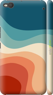 3D пластиковый матовый чехол В стиле ретро с волнами для HTC One X9 - 6531m-783 изображение 