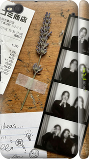 3D пластиковый матовый чехол Aesthetic Scrapbook Collage для HTC One X9 - 6773m-783 изображение 