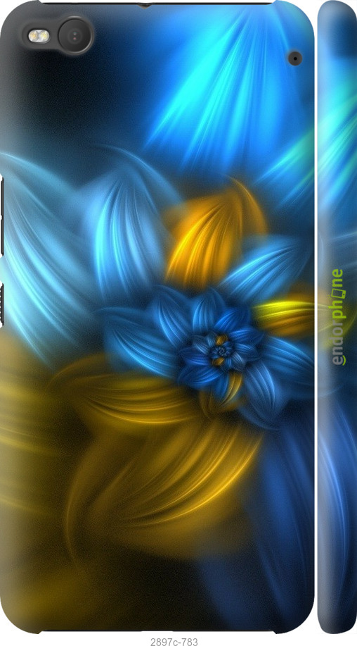 

3D пластиковий матовий чохол "Візерунок 46" для HTC One X9, Синій