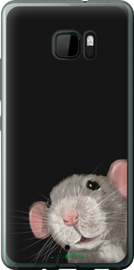 Силиконовый чехол The Peeking Rat для HTC U Ultra - 6442u-833 изображение 