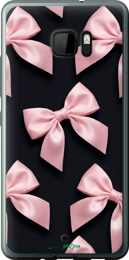 Силіконовий чехол Coquette Ribbons Dark Coquette для HTC U Ultra - 6767u-833 изображение 