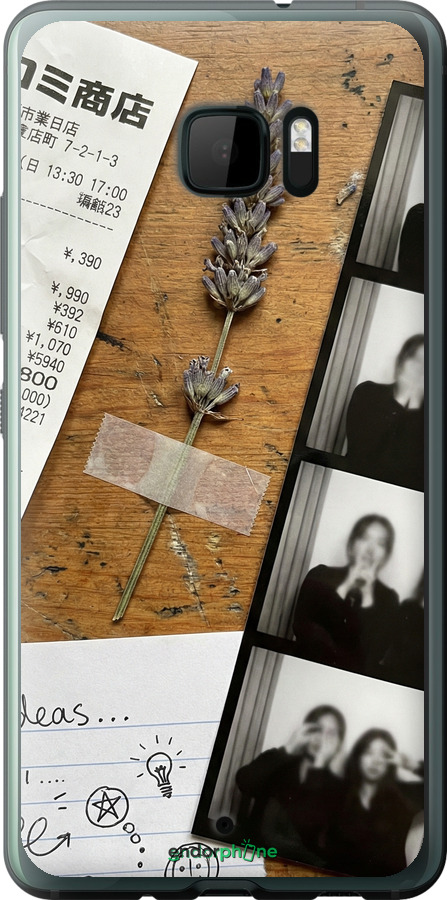 Силиконовый чехол Aesthetic Scrapbook Collage для HTC U Ultra - 6773u-833 изображение 