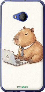 Силиконовый чехол 'Funny Capybara CEO Working' для HTC U11 Life изображение 1