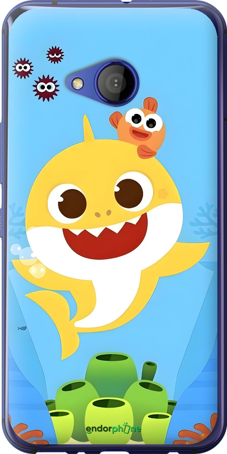 Силіконовий чехол Бейби Шарк для HTC U11 Life - 6303u-1385 изображение 