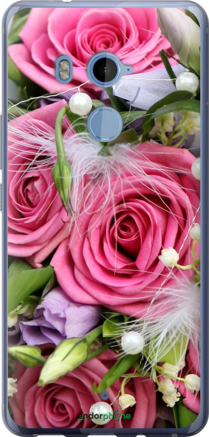 

Силіконовий чохол "Ніжність" для HTC U11 Plus, Рожевий