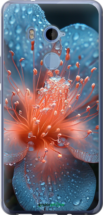 

Силіконовий чохол "Роса на квітці" для HTC U11 Plus, Фіолетовий