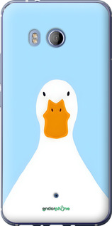 Силиконовый чехол Гусь для HTC U11 - 6350u-1007 изображение 