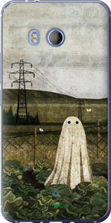 Силіконовий чехол Ілюстрація привид у капусті для HTC U11 - 6440u-1007 изображение 