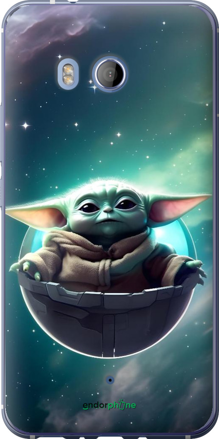 Силиконовый чехол Малышь йода для HTC U11 - 6294u-1007 изображение 