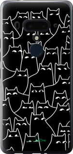 Силіконовий чехол Із зображенням кішок для HTC U12 Plus - 6470u-1712 изображение 